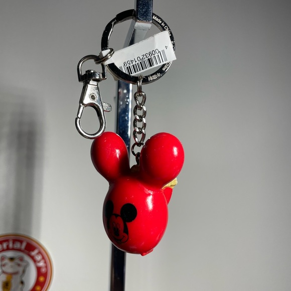 Disney Parks Mickey Balloon Popcorn Bucket Keychain - Picture 4 of 5